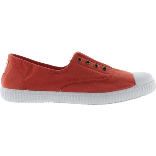 Women Dora Plimsolls Victoria Slip On Lace Up Plimsolls